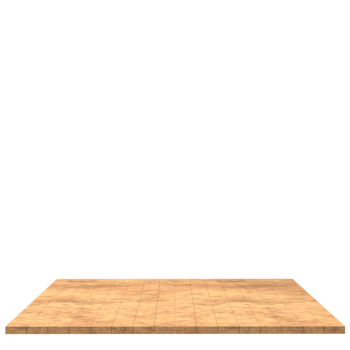Wood board 3d render isolated png