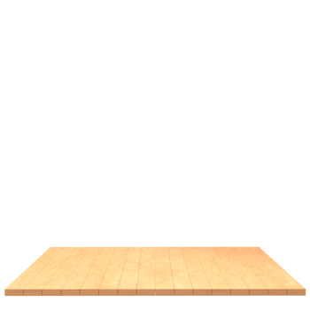 Wood board 3d render isolated png