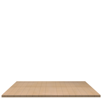 Wood board 3d render isolated png