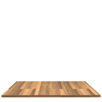Wood board 3d render isolated png