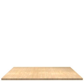 Wood board 3d render isolated png