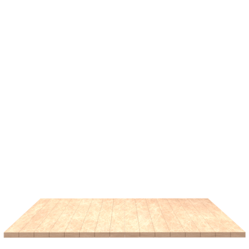 Wood board 3d render isolated png