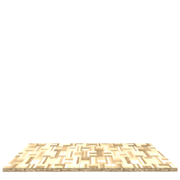 Wood board 3d render isolated png