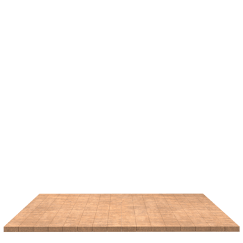 Wood board 3d render isolated png