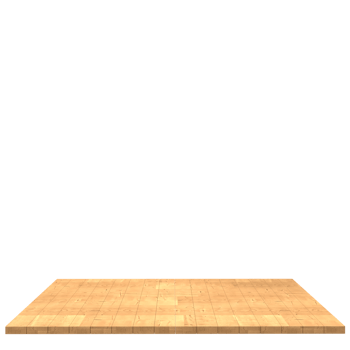 Wood board 3d render isolated png
