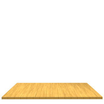 Wood board 3d render isolated png
