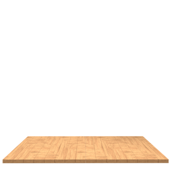 Wood board 3d render isolated png