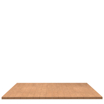 Wood board 3d render isolated png