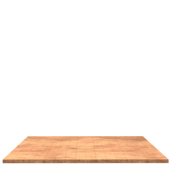 Wood board 3d render isolated png