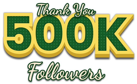 500K Followers Celebration 3D Text Design. png