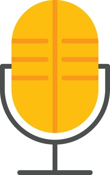 Microphone Flat Icon vector