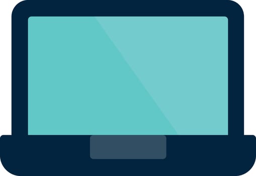 Laptop Flat Icon vector