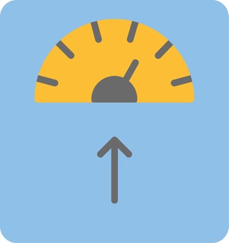 Weight Machine Flat Icon vector