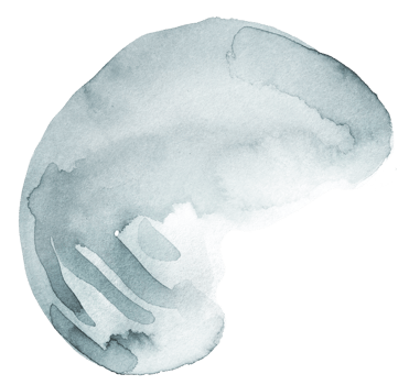 blue watercolor stain, for design. png