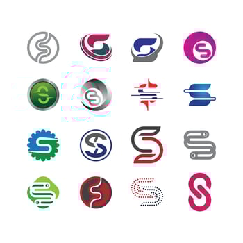 Business corporate S letter logo vector