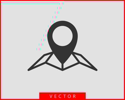 Map icons. Marker pointer. Pin location vector icon. GPS navigation symbol.