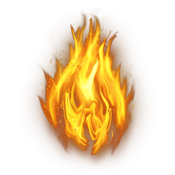 Realistic burning fire flames, Burning hot sparks realistic fire flame, Fire flames effect png