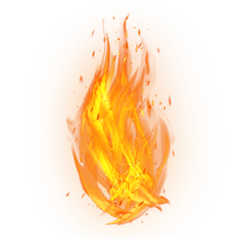 Realistic burning fire flames, Burning hot sparks realistic fire flame, Fire flames effect png