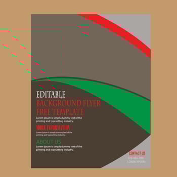 free flyer design.free vector