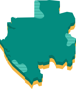 3d map of Gabon png