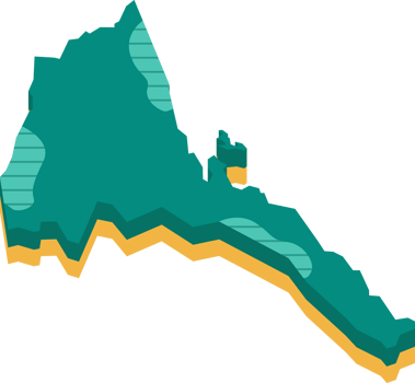 3d map of Eritrea png