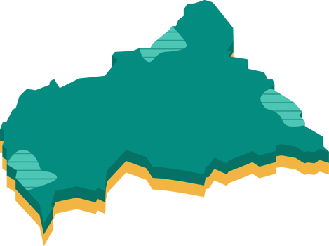 3d map of Central African png
