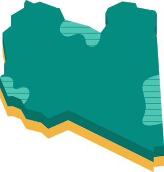 3d map of Libya png