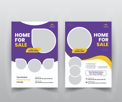 Flyer design. Corporate business report cover, brochure or flyer design. Leaflet presentation. Teal Flyer with abstract circle, round shapes background. Modern poster magazine, layout, template. A4. vector