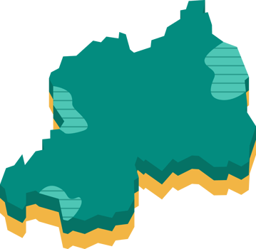 3d map of Rwanda png