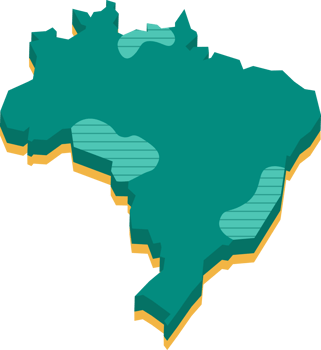 3d map of Brazil png