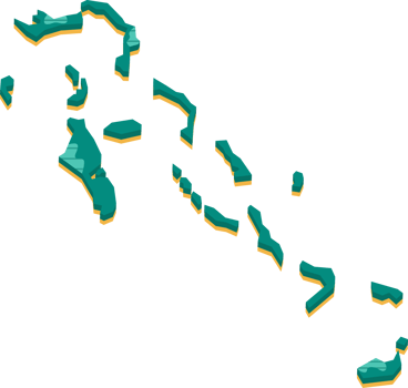 3d map of Bahamas png