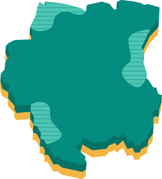 3d map of Suriname png