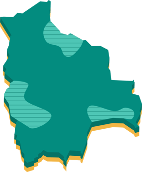 3d map of Bolivia png