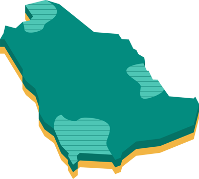 3d map of Saudi Arabia png