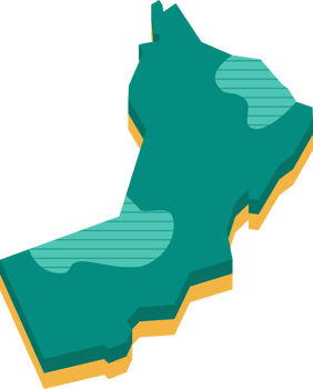 3d map of Oman png