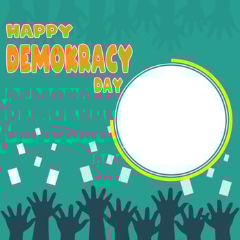 happy democracy day, happy democracy day, democracy, from democracy vector