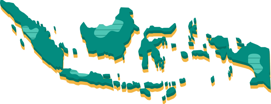 3d map of Indonesia png