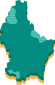 3d map of Luxembourg png