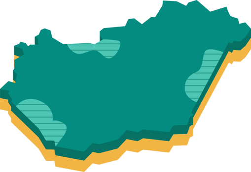3d map of Hungary png