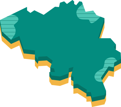3d map of Belgium png