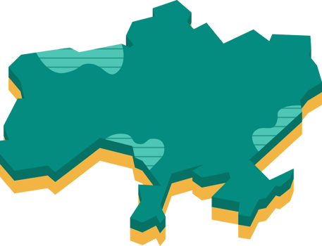 3d map of Ukraine png