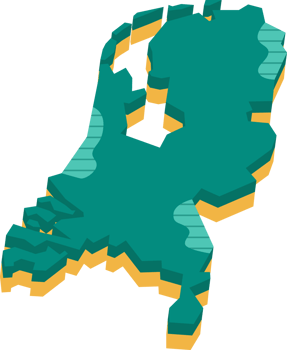 3d map of Netherlands png