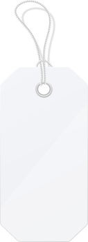 White blank sale tag png