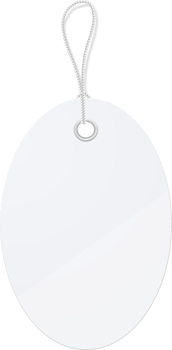 White blank sale tag png