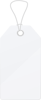 White blank sale tag png
