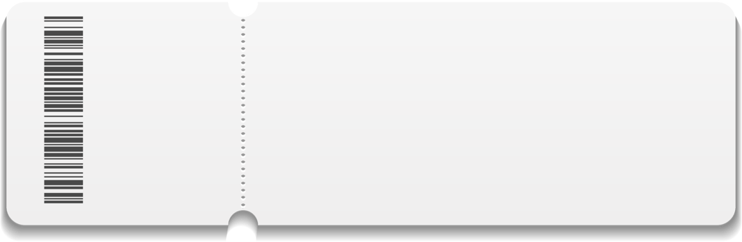 Blank ticket template png