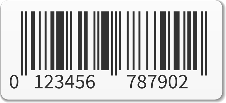 Barcode label illustration png