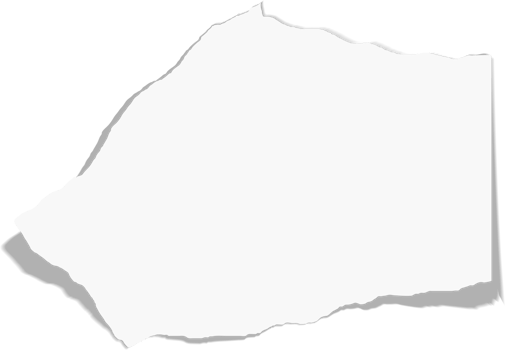 Torn gray paper piece png