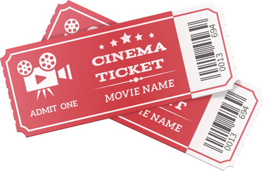two cinema tickets png