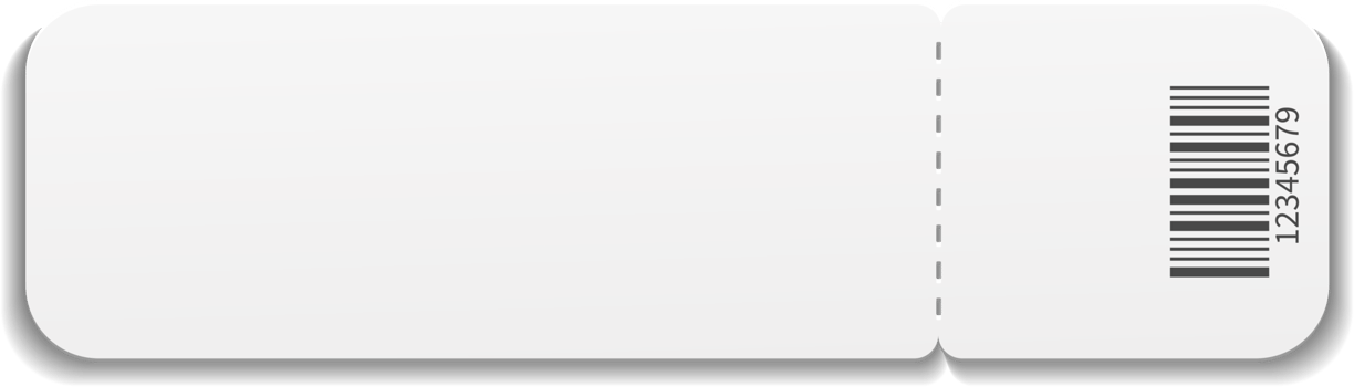 Blank ticket template png